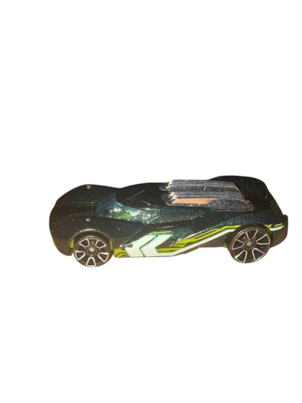 Hot Wheels Metallic Dark Green Power Surge Loose Diecast Car 2015 1:64